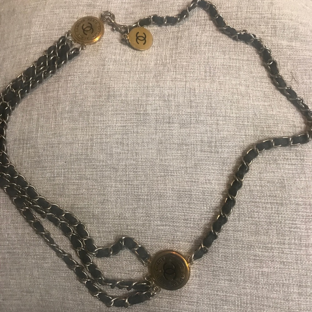 CHANEL vintage chain belt